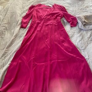 Emma & Michelle pink dress